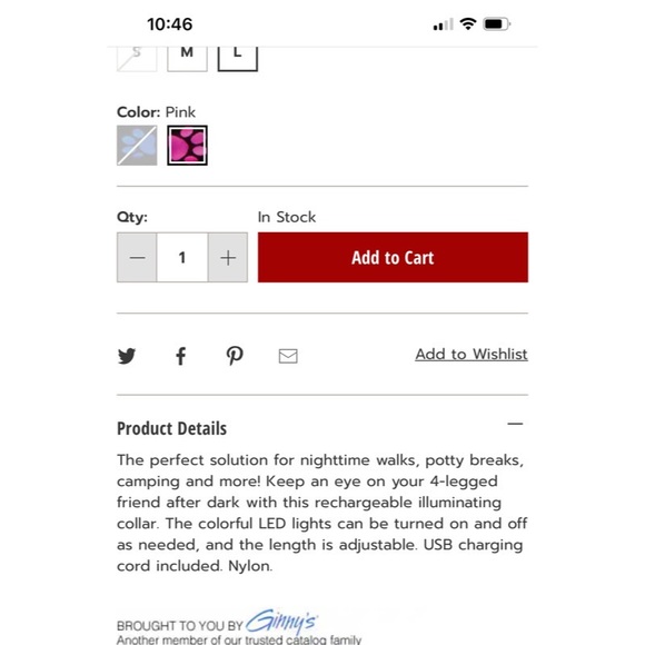 !!! HOST PICK🥳🤩 🌸✨NWT Night Scout Small Blue Rechargable Dog Collar - Picture 8 of 11